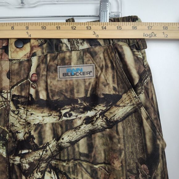 White Water Rain Blocker Hunting Pants Men's L Camo Fully Lined Elastic Waist - Picture 5 of 10